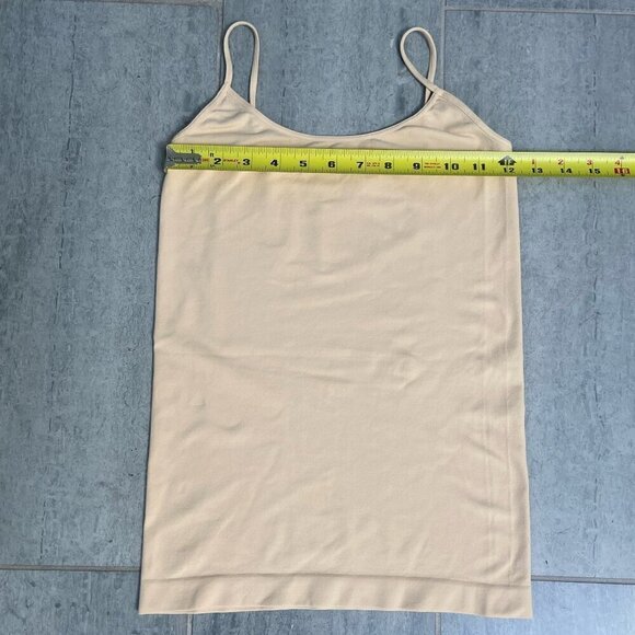 Malibu Sugar Seamless Stretch Camisole Tank Top – Cream, One Size (covers XS–M) - Picture 6 of 6